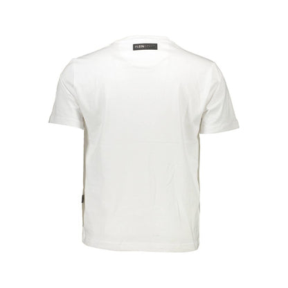 Plein Sport Weißes Baumwolle Männer T-Shirt
