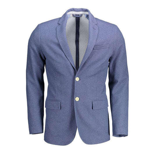 Gant Blaue Baumwolle Männer Jacke