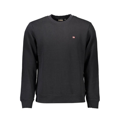Napapijri Schwarzer Baumwollpullover für Männer