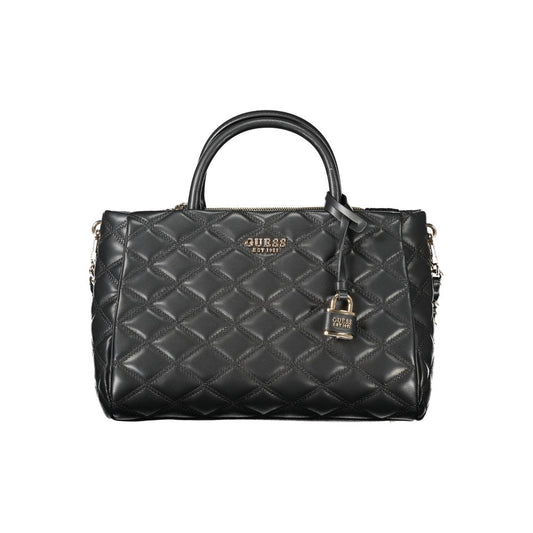 Guess Jeans Schwarz Polyethylen Frauen Handtasche
