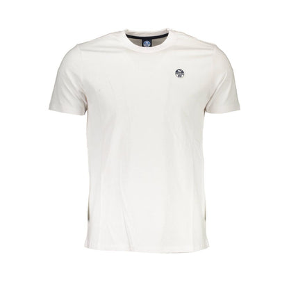North Sails Weißes Baumwolle Männer T-Shirt