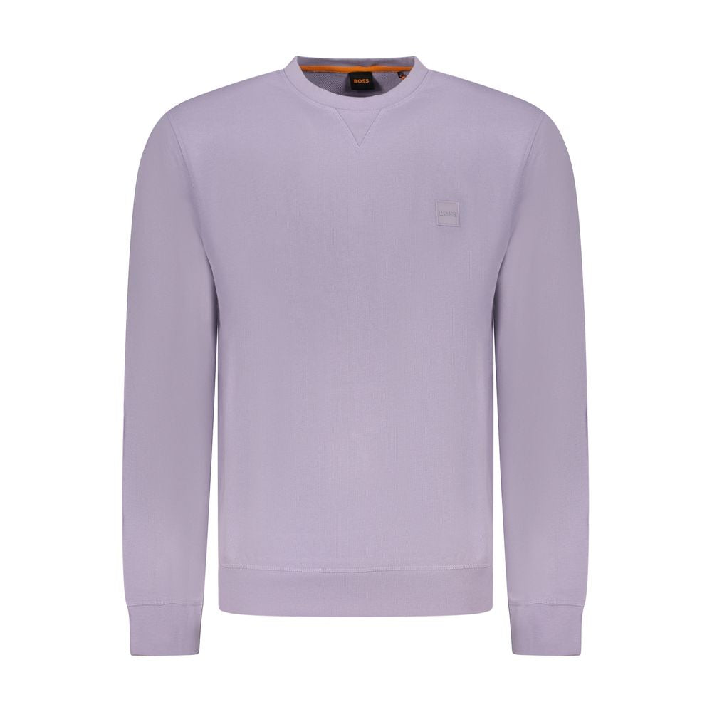 Hugo Boss Lila Baumwolle Männer Pullover