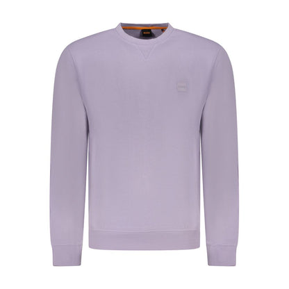 Hugo Boss Lila Baumwolle Männer Pullover