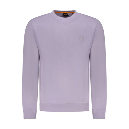 Hugo Boss Lila Baumwolle Männer Pullover