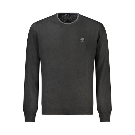 North Sails Schwarzer Pullover aus Wolle für Männer