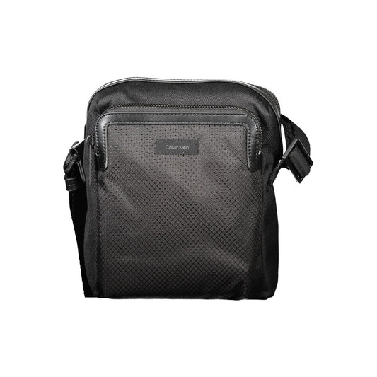 Calvin Klein Schwarze Polyester Männer Umhängetasche