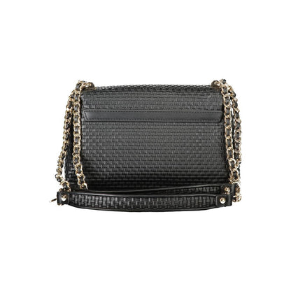 Guess Jeans Schwarz Polyethylen Frauen Handtasche
