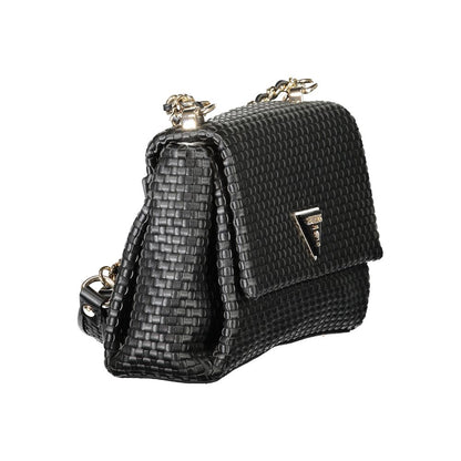 Guess Jeans Schwarz Polyethylen Frauen Handtasche