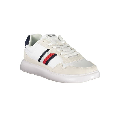 Tommy Hilfiger Weißes Leder Herren Sneaker