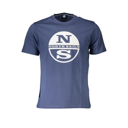 North Sails Blau Baumwolle Männer T-Shirt