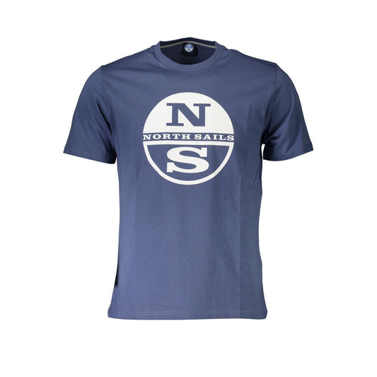 North Sails Blau Baumwolle Männer T-Shirt