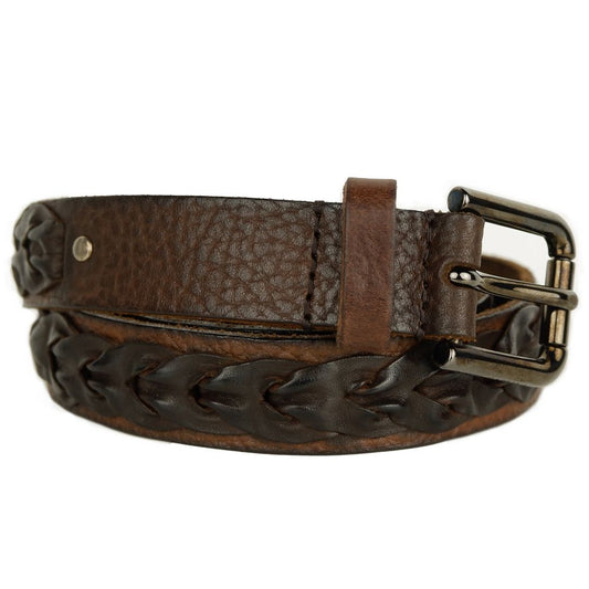 Dolce & Gabbana Gürtel aus braunem Kalbsleder