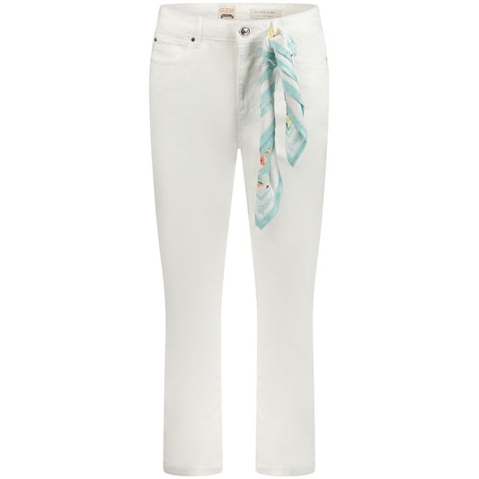 Guess Jeans Weiße Lyocell Damen Jeans