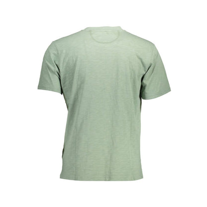 La Martina Grünes Baumwolle Männer T-Shirt