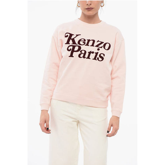 Kenzo VERDY Sweatshirt mit Rundhalsausschnitt und beflocktem Logo