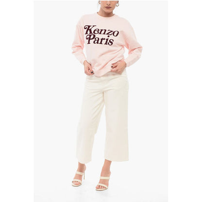 Kenzo VERDY Sweatshirt mit Rundhalsausschnitt und beflocktem Logo
