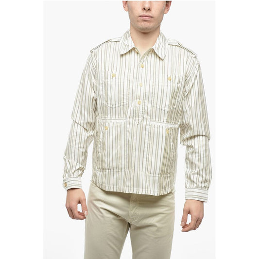 Dior Utility-Hemd aus Seidenmischung mit Balanced Stripe-Motiv