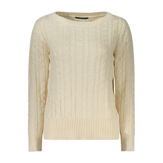 Guess Jeans Weißer Baumwollpullover für Frauen