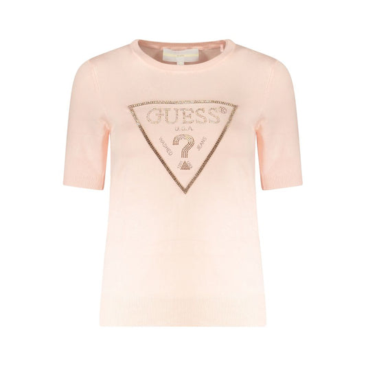 Guess Jeans Rosa Viskose Damen Pullover
