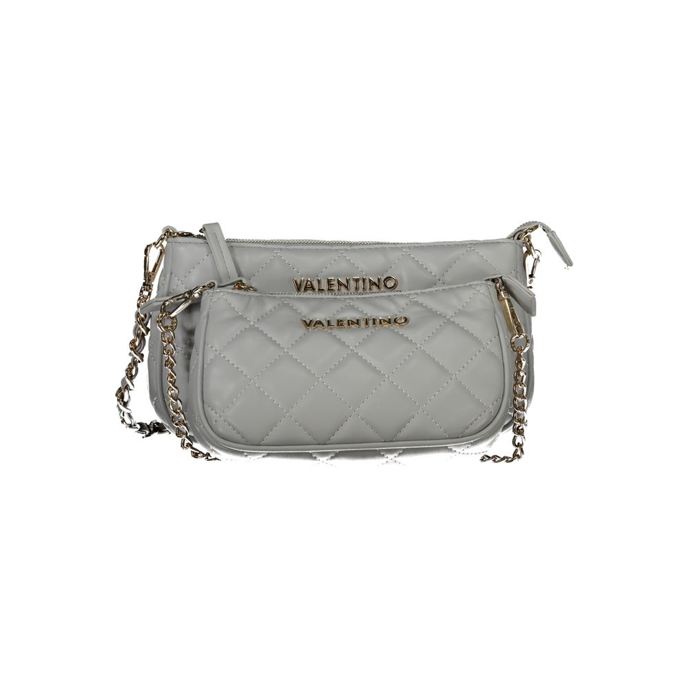 Mario Valentino Graue Polyethylen Frauen Handtasche