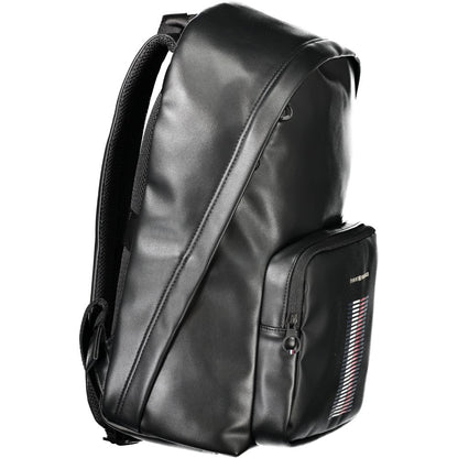 Tommy Hilfiger Schwarzer Polyethylen-Rucksack für Männer