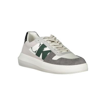 Calvin Klein Weißes Polyethylen Herren Sneaker