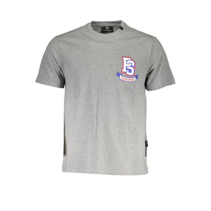 Plein Sport Braunes Baumwoll-T-Shirt für Männer