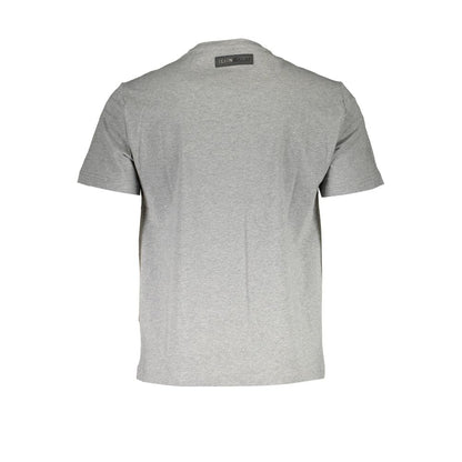 Plein Sport Braunes Baumwoll-T-Shirt für Männer