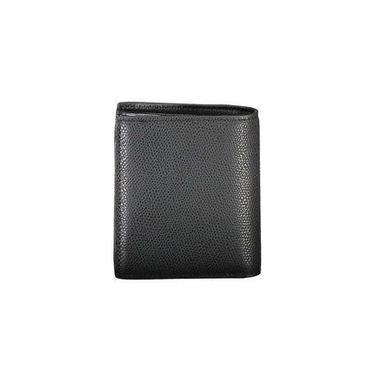 Tommy Hilfiger Schwarzes Leder Herren Portemonnaie