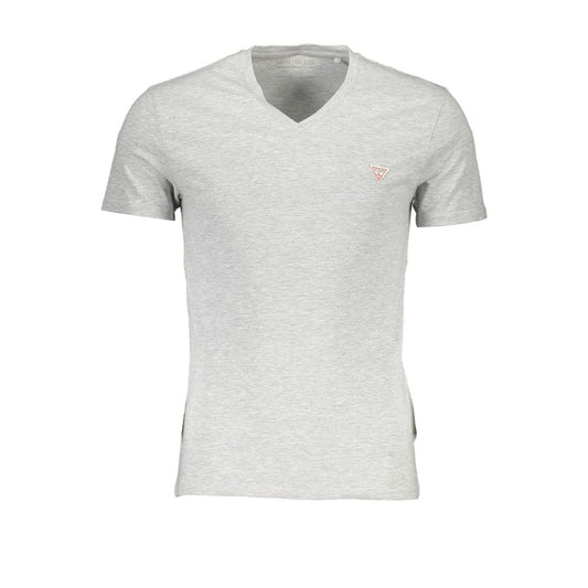 Guess Jeans Graues Baumwolle Männer T-Shirt