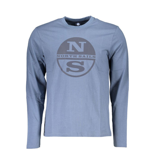 North Sails T-Shirt aus blauer Baumwolle
