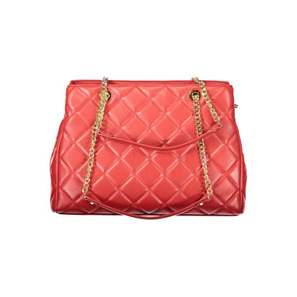 Mario Valentino Rote Polyethylen Frauen Handtasche