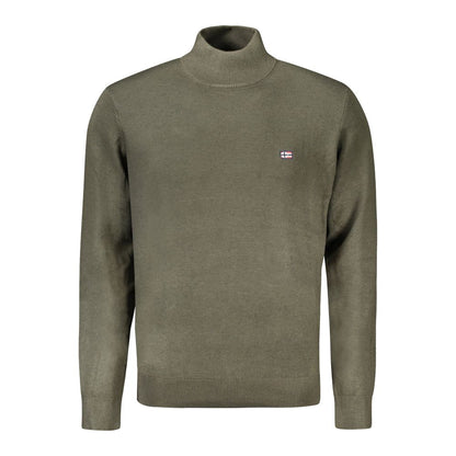 Norway 1963 Grüner Polyamid-Pullover für Männer