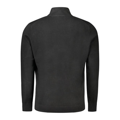 Norway 1963 Schwarzer Polyamid-Pullover für Männer