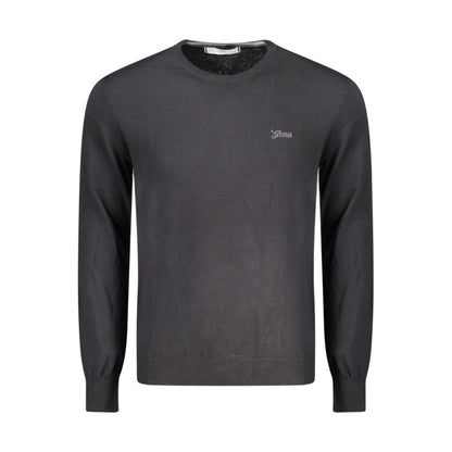 Guess Jeans Schwarzer Baumwollpullover für Männer