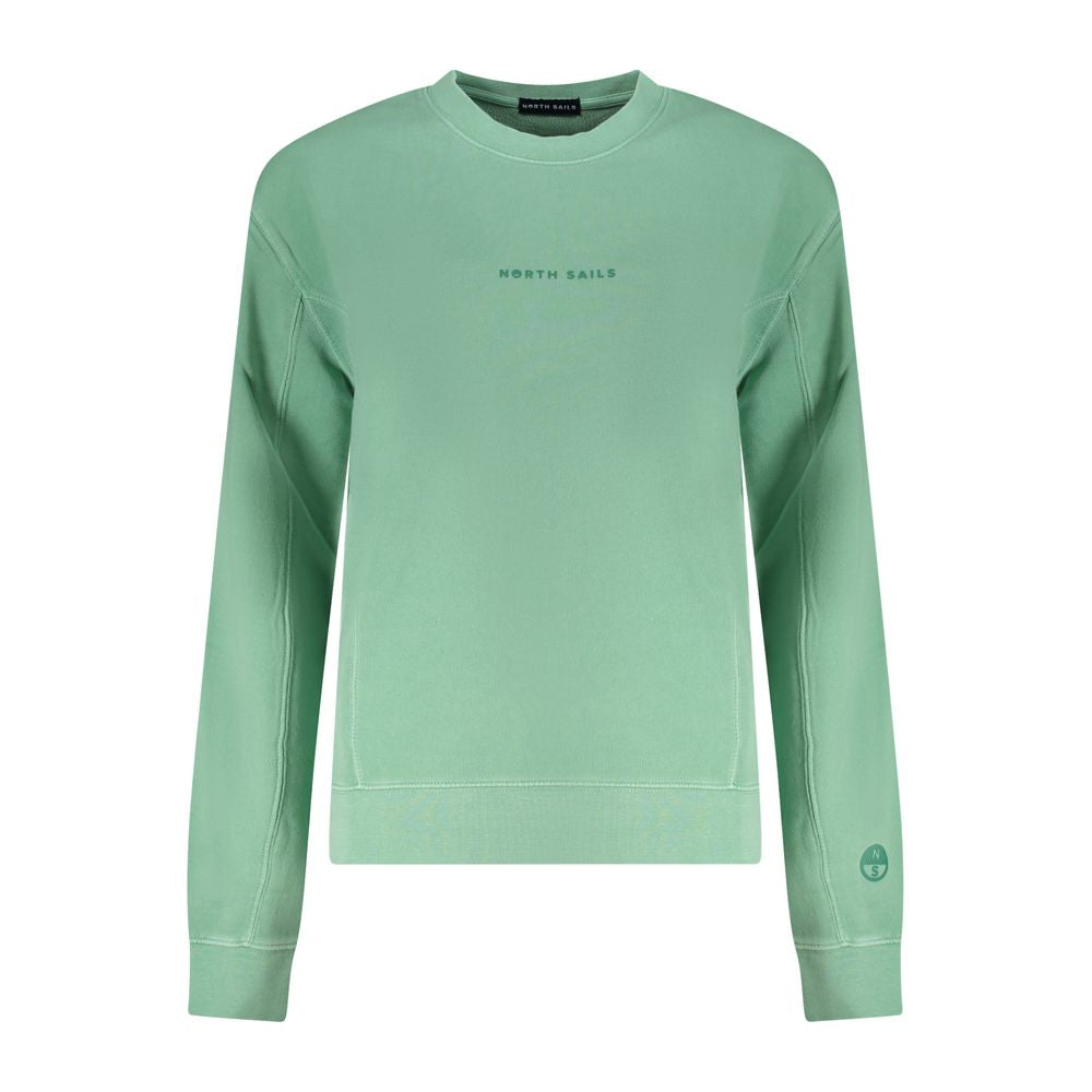 North Sails Grüner Baumwollpullover für Frauen