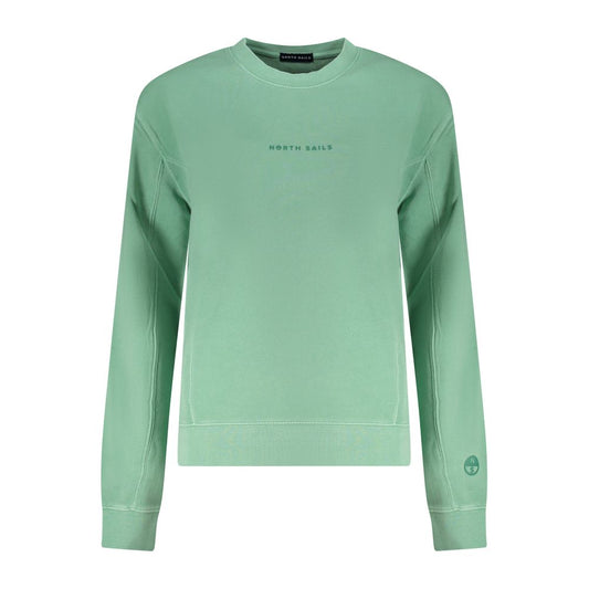 North Sails Grüner Baumwollpullover für Frauen