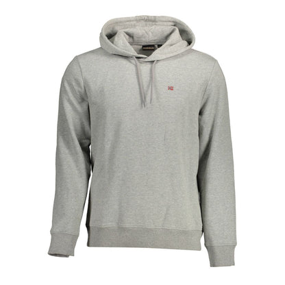 Napapijri Grauer Bio-Baumwollpullover für Männer