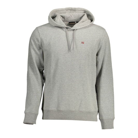 Napapijri Grauer Bio-Baumwollpullover für Männer