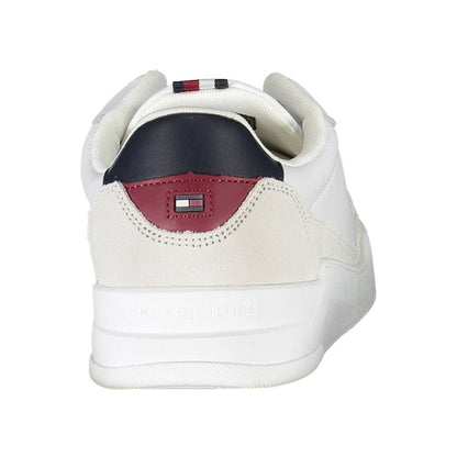 Tommy Hilfiger Weiß Polyester Männer Sneaker