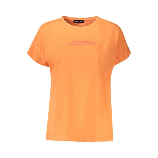 North Sails Orangefarbene Baumwoll-Oberteile & T-Shirt