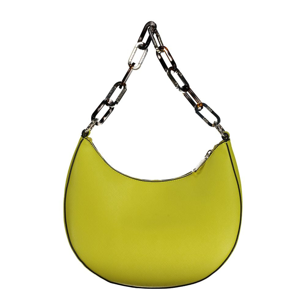 Mario Valentino Gelbe Polyethylen-Handtasche