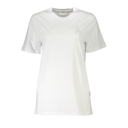 Patrizia Pepe Schickes besticktes T-Shirt mit Rundhalsausschnitt