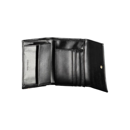 Calvin Klein Schwarzes Polyester Portemonnaie für Frauen