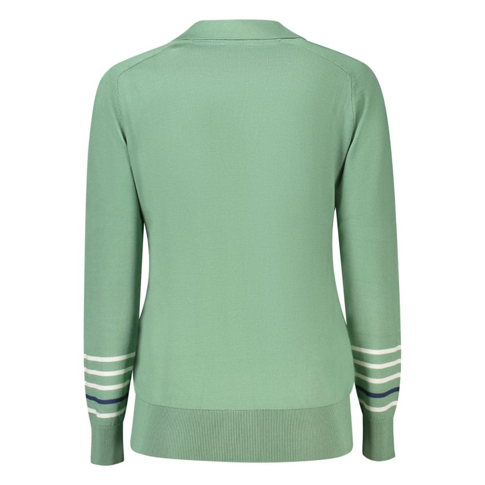 North Sails Grüner Baumwollpullover für Frauen