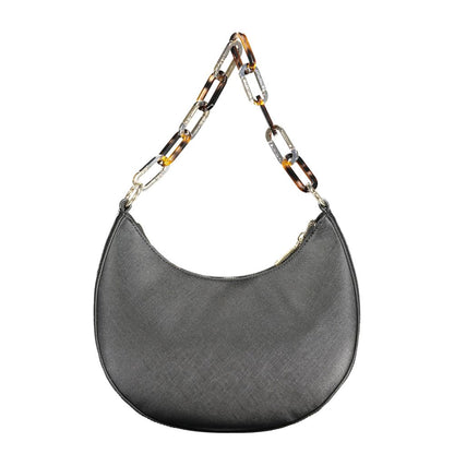 Mario Valentino Schwarze Polyethylen-Handtasche