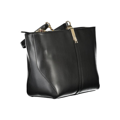 Tommy Hilfiger Schwarz Polyethylen Frauen Handtasche