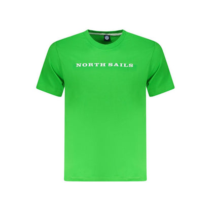 North Sails Grünes Baumwolle Männer T-Shirt