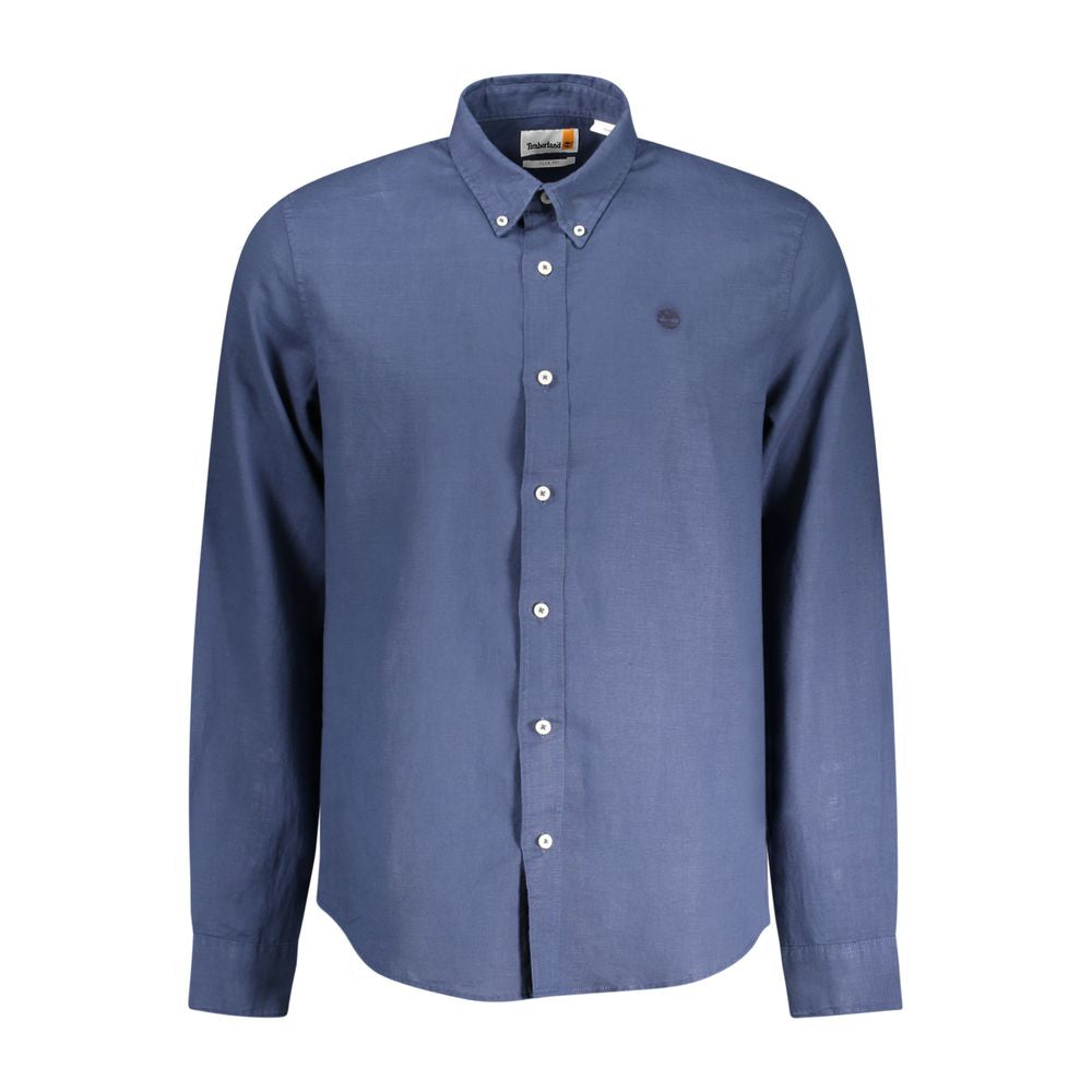 Timberland Blaues Baumwollhemd