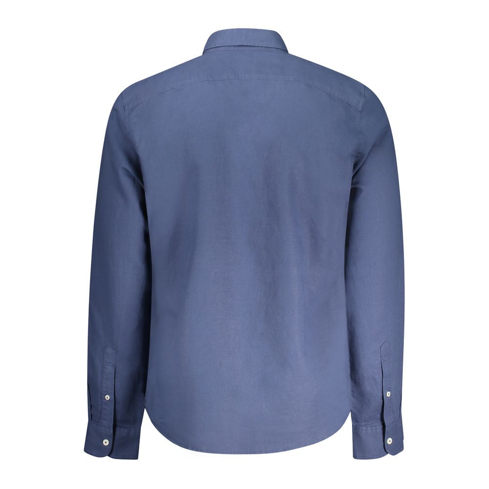 Timberland Blaues Baumwollhemd